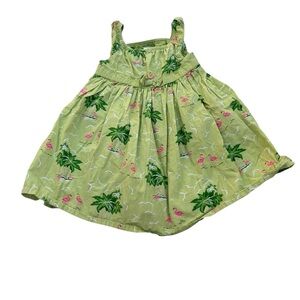 Gymboree Green Tropical Print Dress size‎ 2T